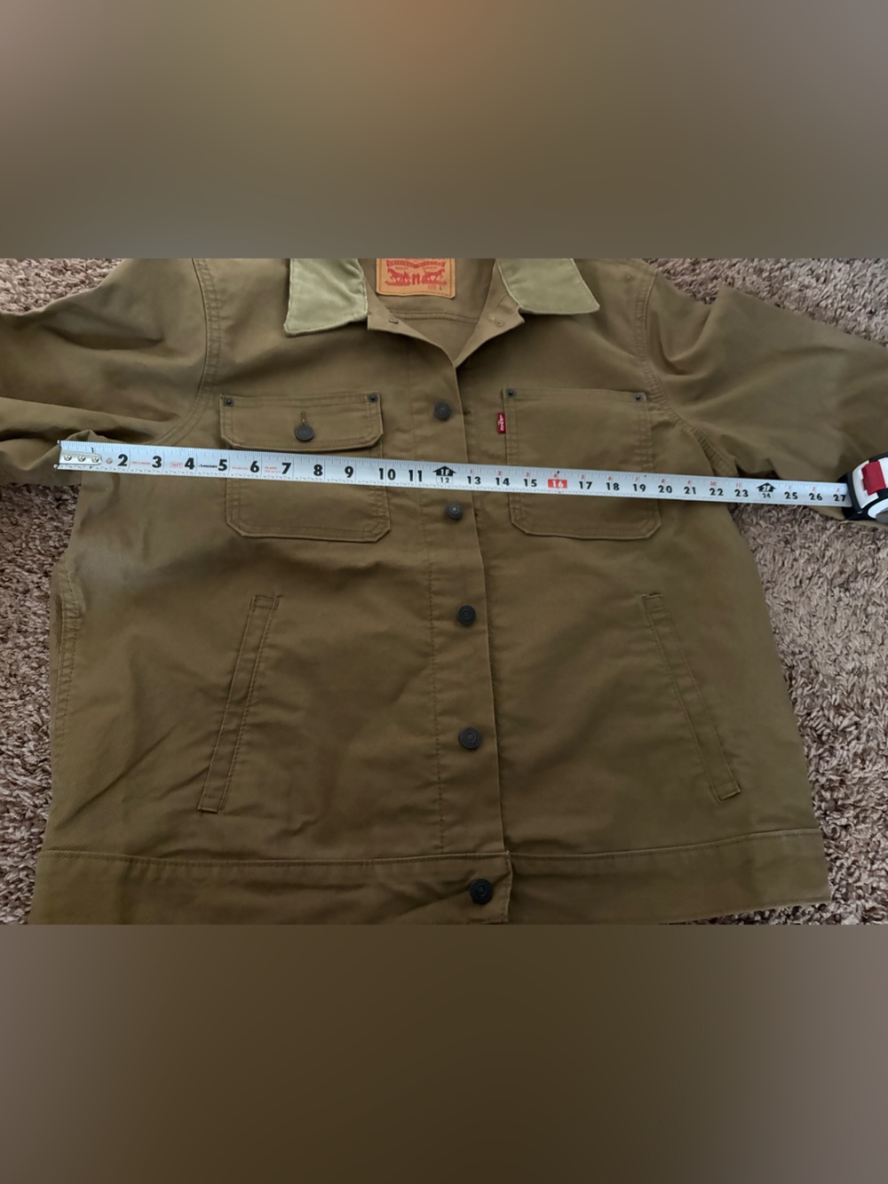 Levi's Men's Relaxed Fit Stock Demin Trucker Jack - Picture 7 of 7